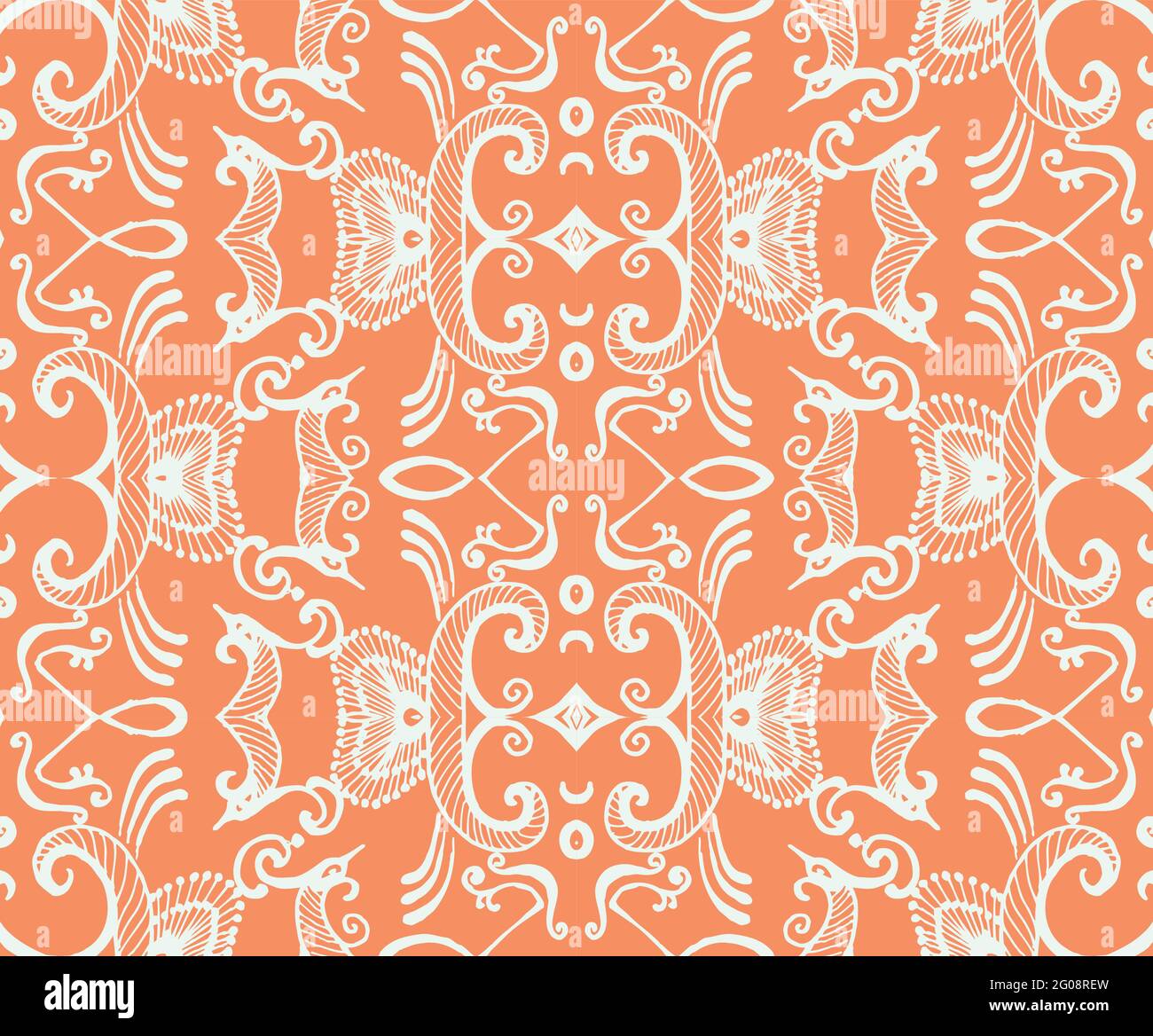 Seamless Oriental Vector Pattern. Traditional floral pattern for fabric ...