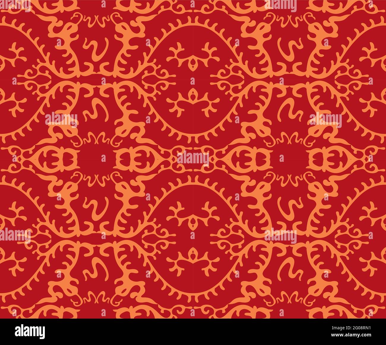 Seamless Oriental Vector Pattern. Traditional floral pattern for fabric ...