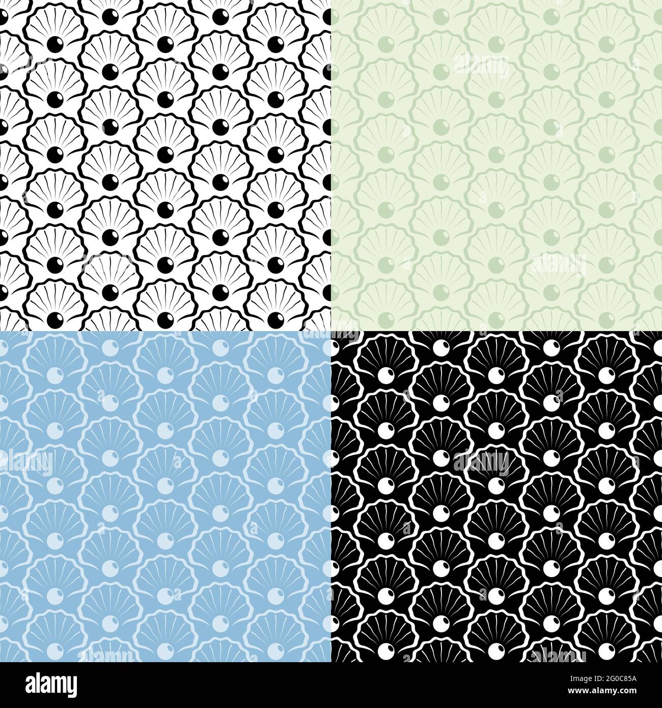 Oyster shell patterns hi-res stock photography and images - Alamy