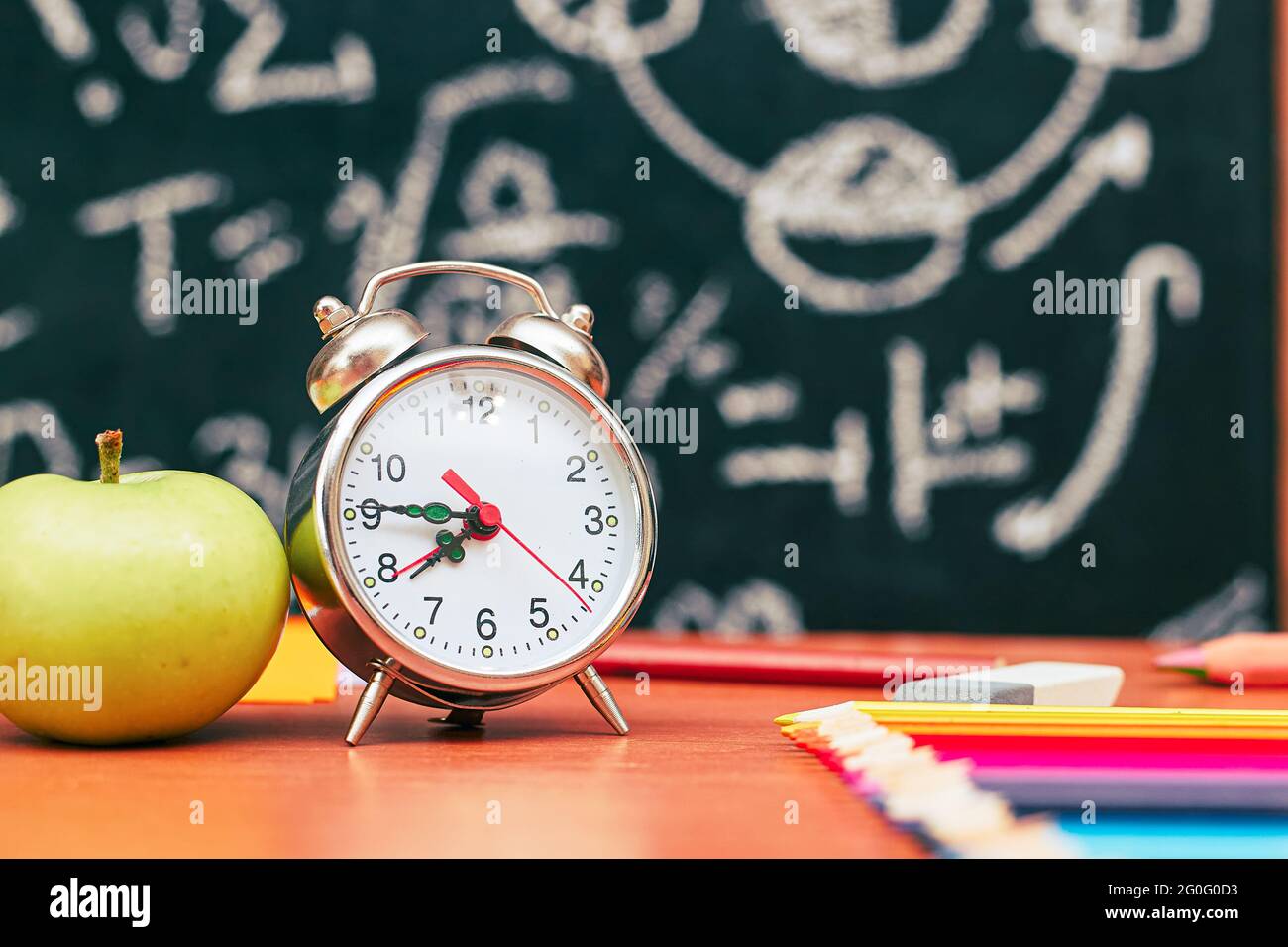 School Ringing Clock School children in class clock hi-res stock photography and images - Alamy