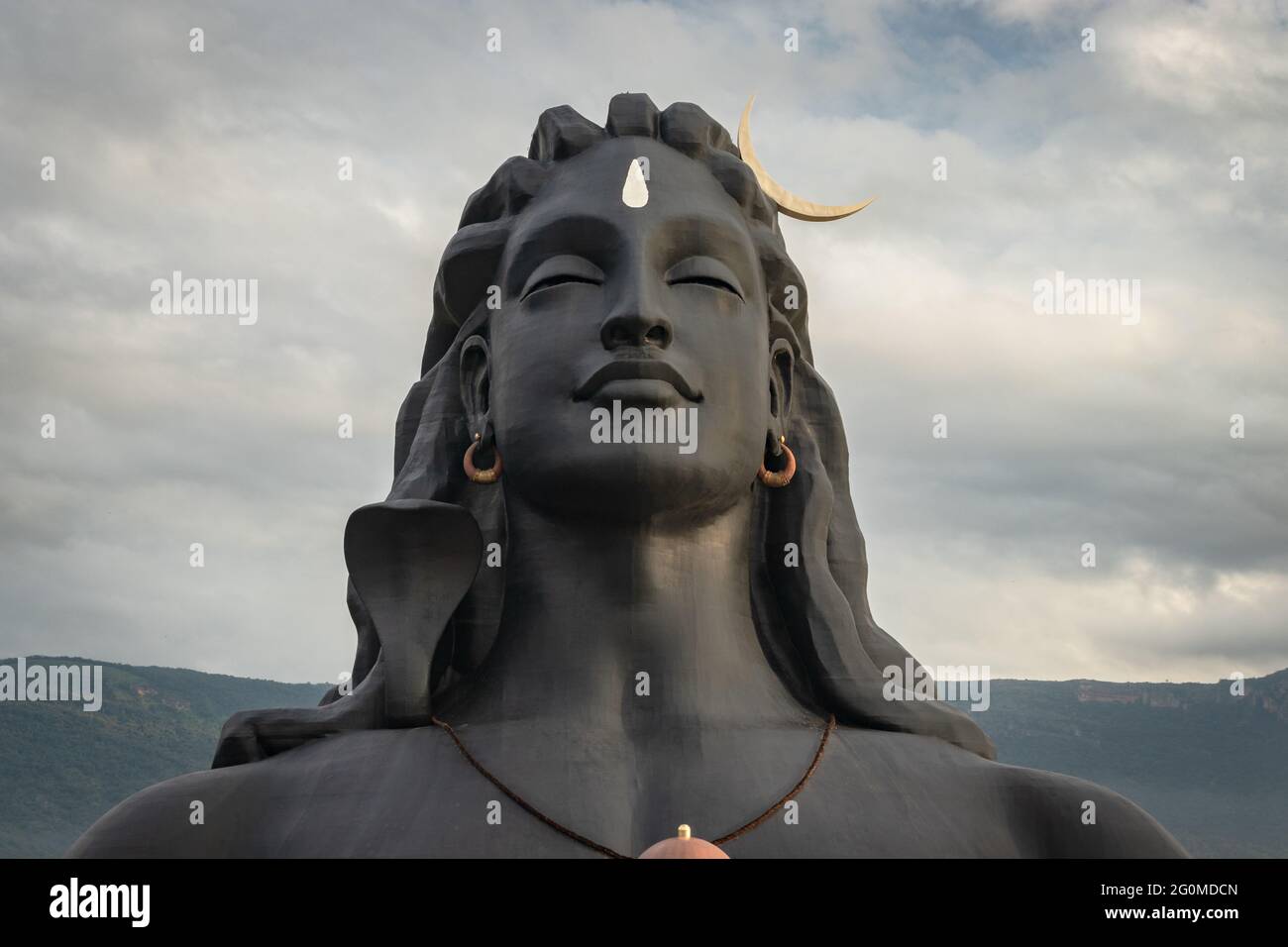 adiyogi shiva statue from unique different perspectives image is ...