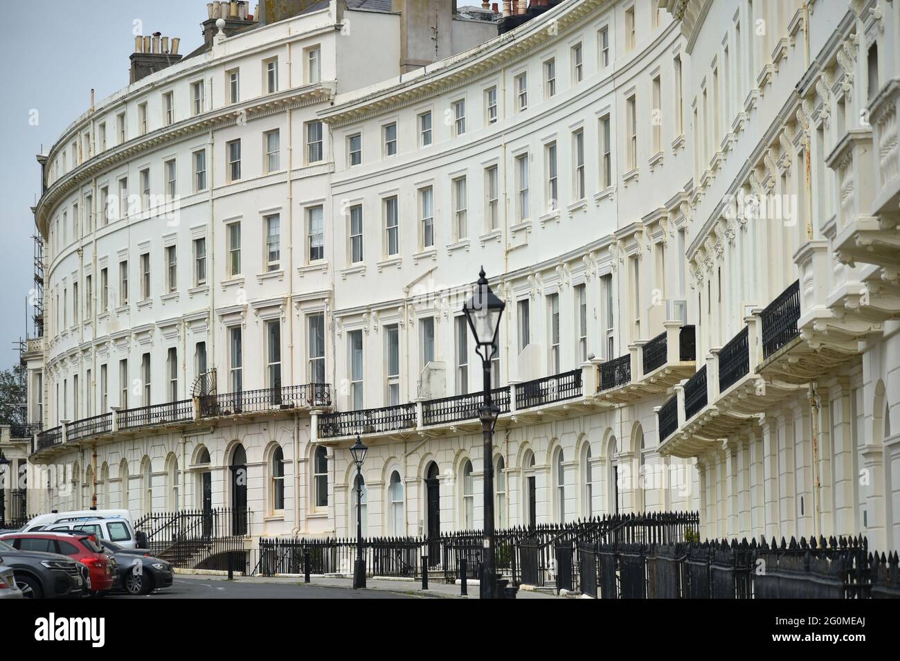 Mansion Apartments on Brighton seafront Stock Photo Alamy