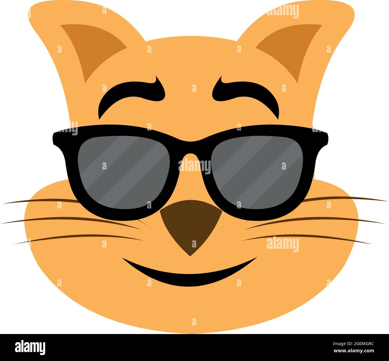 Cat face emoji vector set. Cats emoticon in angry and sad expressions or  emotion isolated in white background. Vector illustration 3d realistic  Stock Vector Image & Art - Alamy