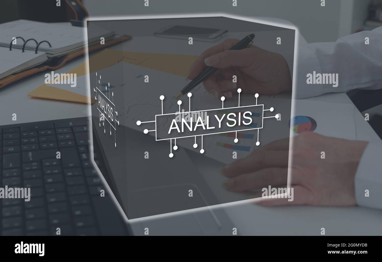Analysis Reference Images Analysis concept illustrated by a picture on background Stock Photo - Alamy