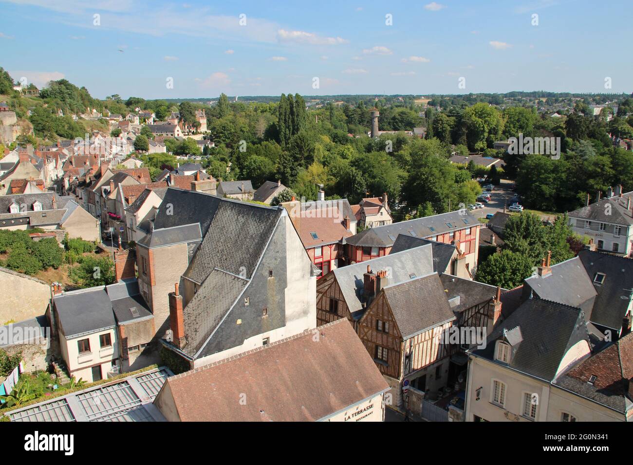 city of amboise in france Stock Photo - Alamy