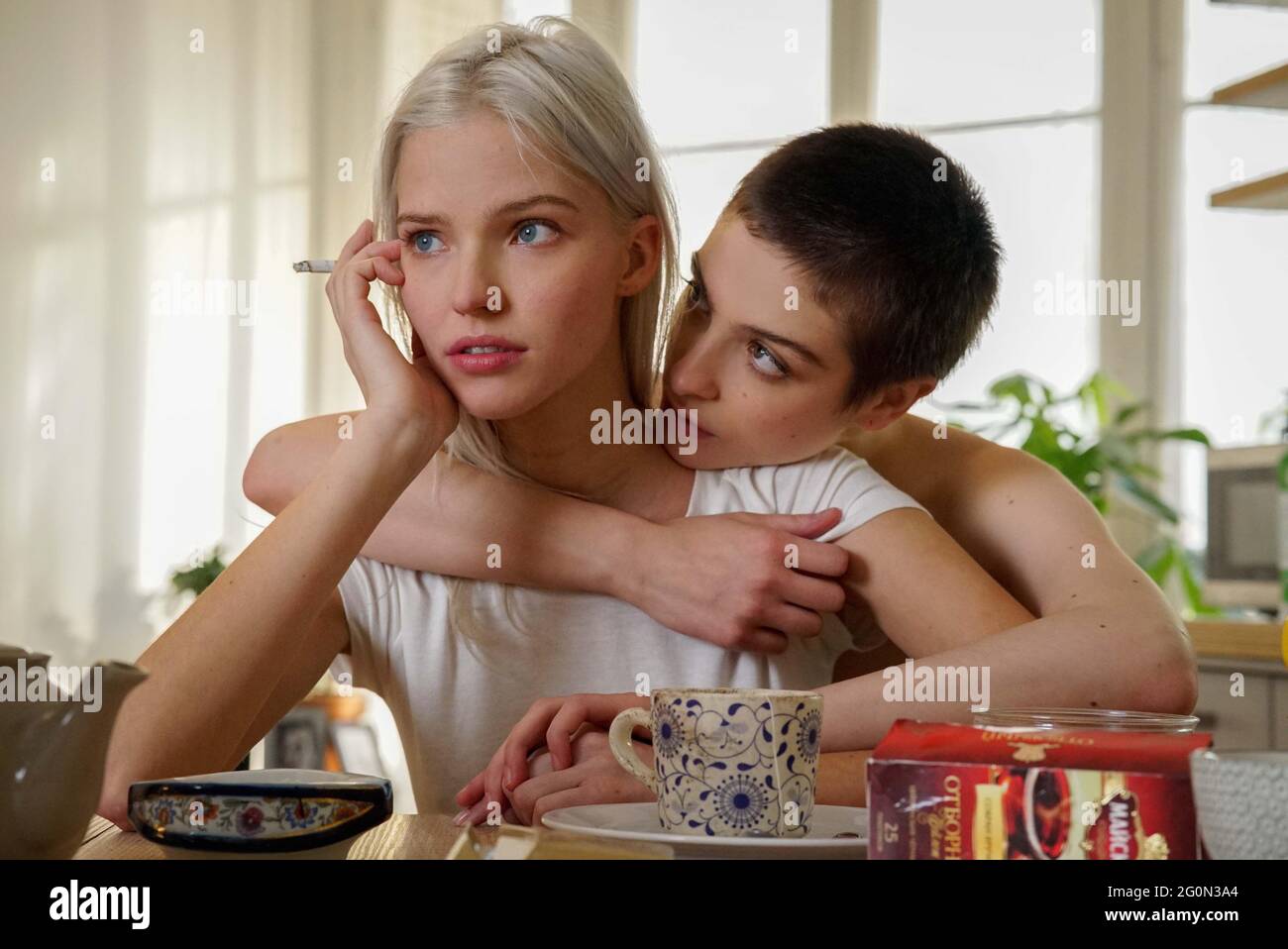 USA. Sasha Luss in the ©Summit Entertainment new film: Anna (2019).  PLOT: Beneath Anna Poliatova's striking beauty lies a secret that will unleash her indelible strength and skill to become one of the world's most feared government assassins. Ref: LMK106-J5161-080719 Supplied by LMKMEDIA. Editorial Only. Landmark Media is not the copyright owner of these Film or TV stills but provides a service only for recognised Media outlets. pictures@lmkmedia.com Stock Photo