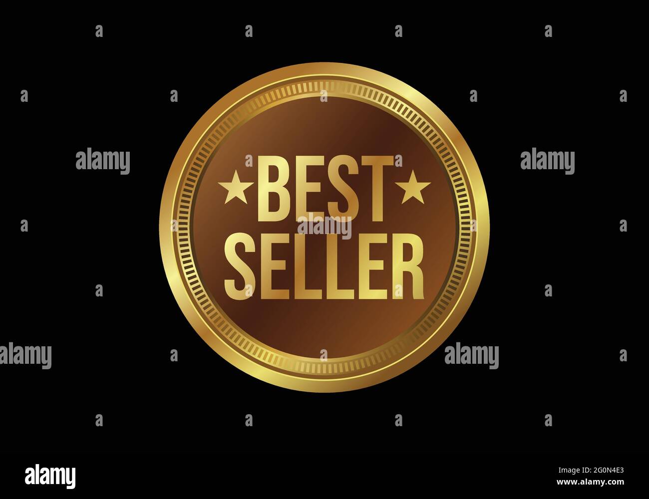 Best seller logo Stock Vector Images - Alamy