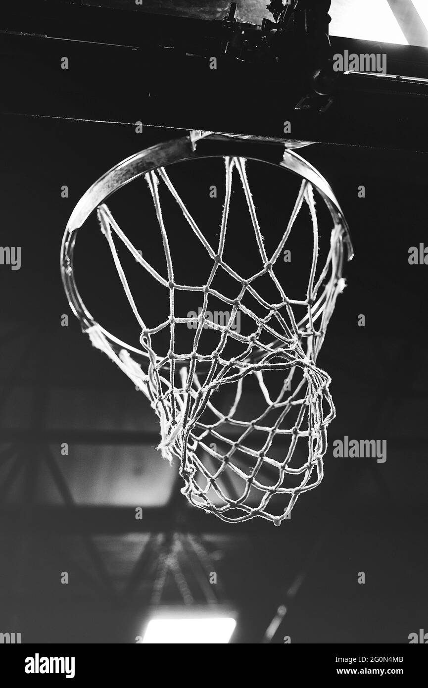 Basketball Black & White Stock Photo