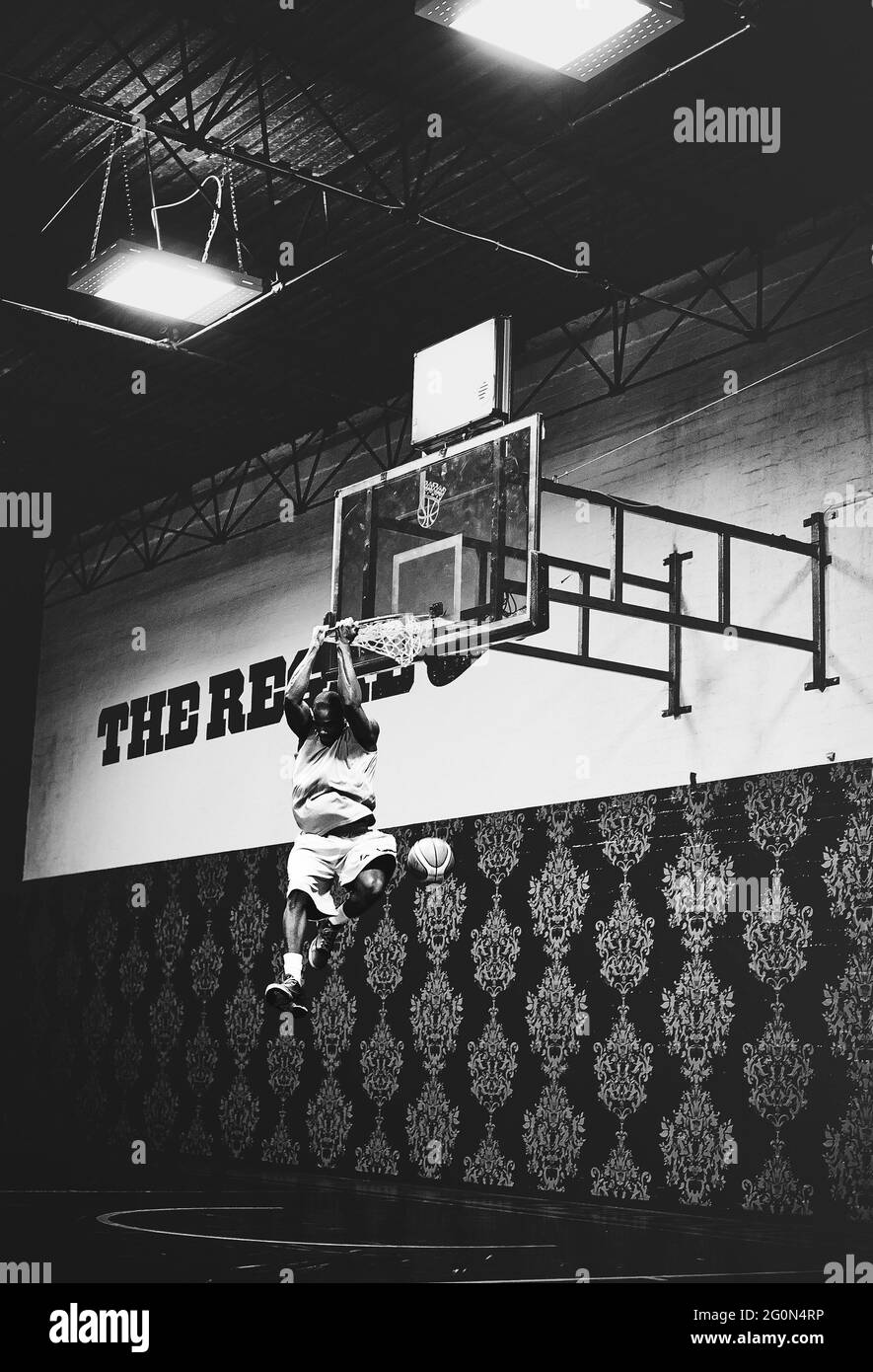 Basketball Black & White Stock Photo