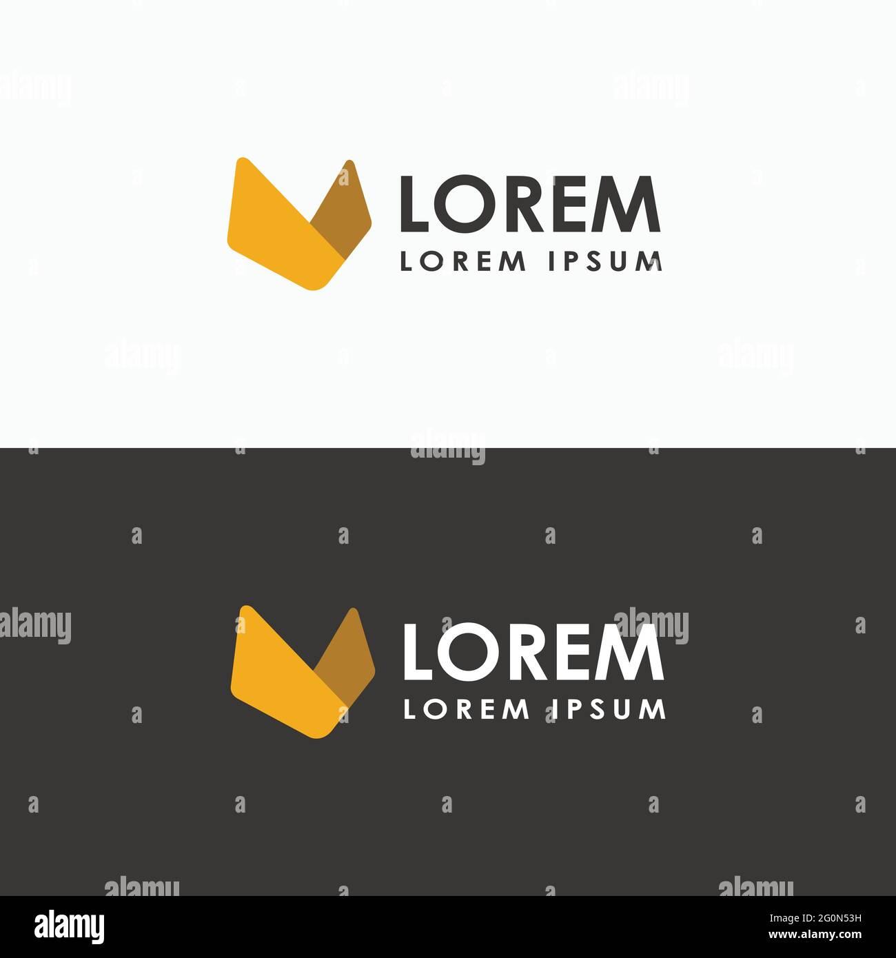 fox logo themes in bold vector image Stock Vector