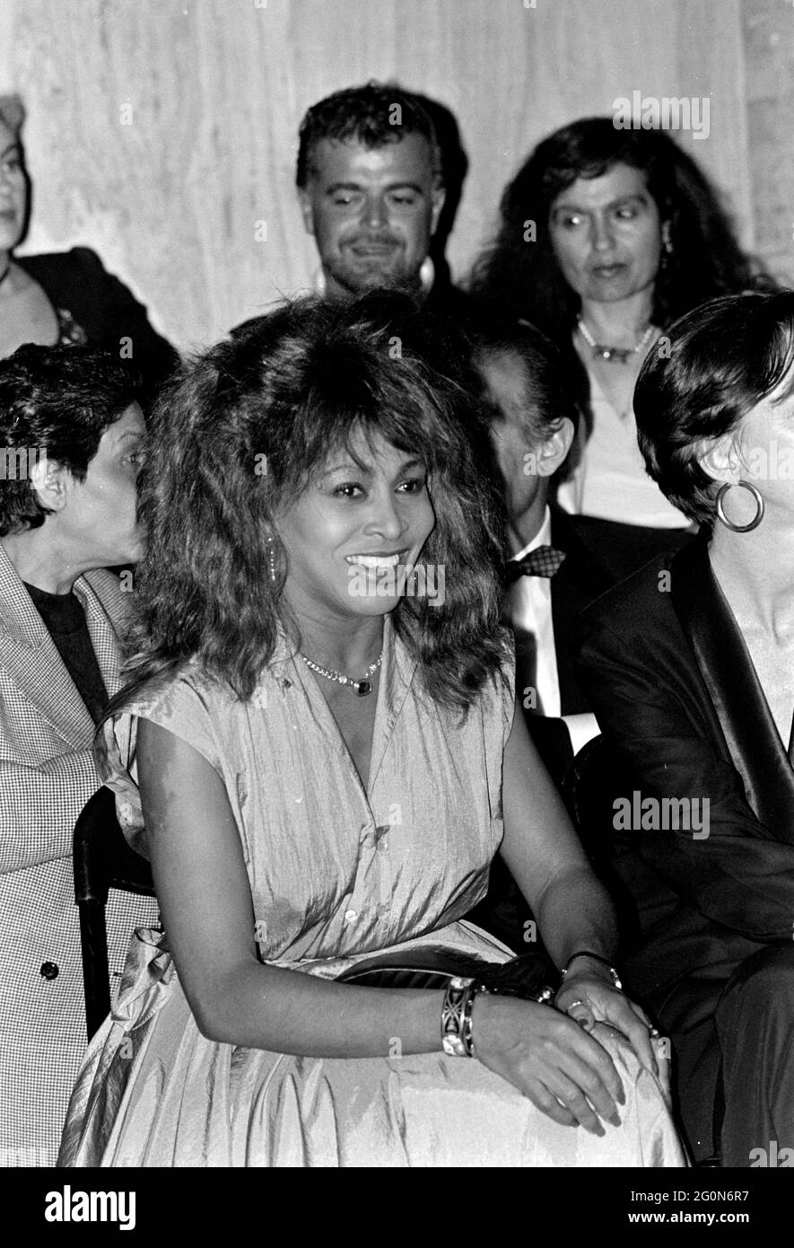 10.07.1987 Business Design Centre, Islington Fashion Show  Tina Turner Stock Photo