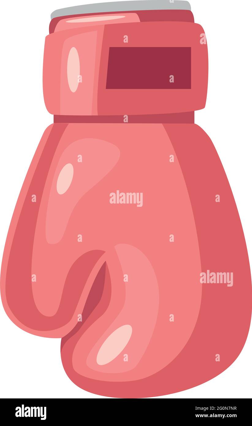 red boxing glove Stock Vector