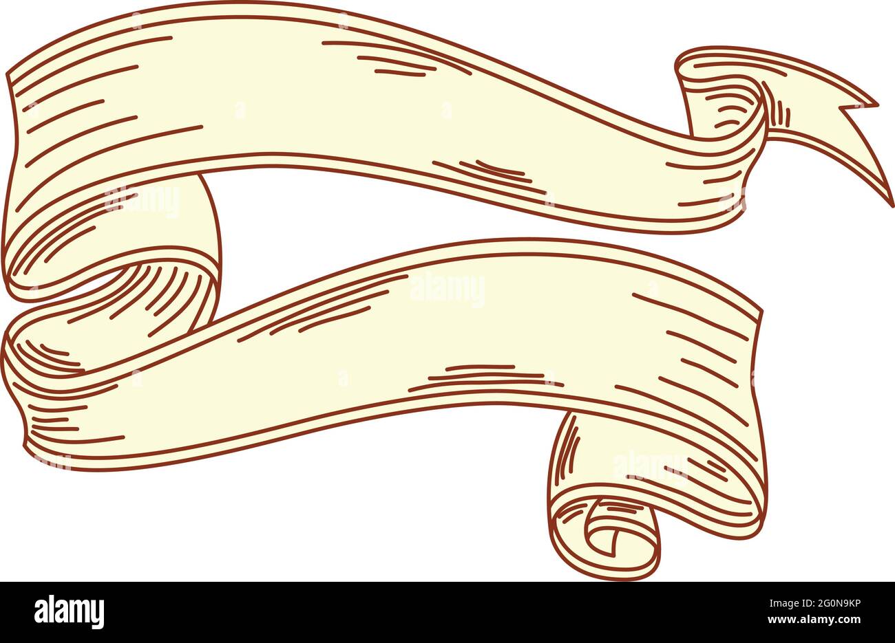 drawing sketch ribbon classic icon Stock Vector Image & Art - Alamy