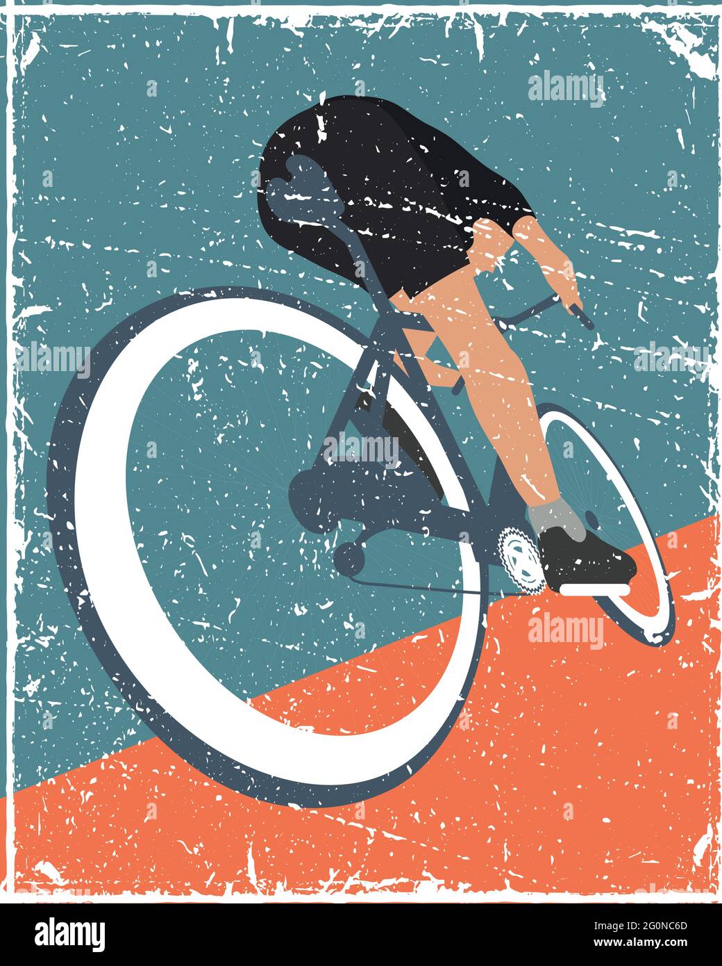 cycling poster people antique style Stock Vector Image & Art - Alamy