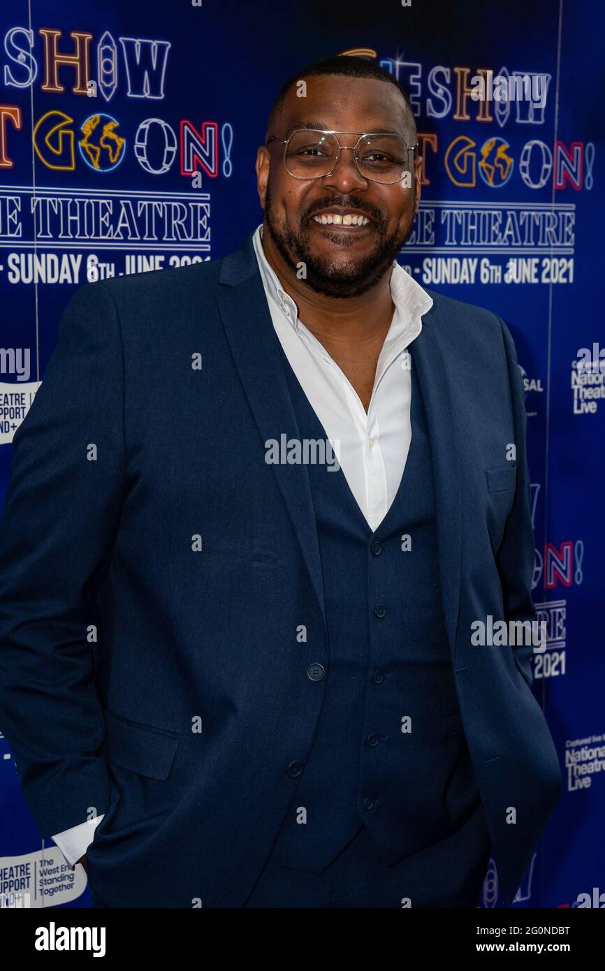 Trevor Dion Nicholas during the photocall for The Show Must Go On Live