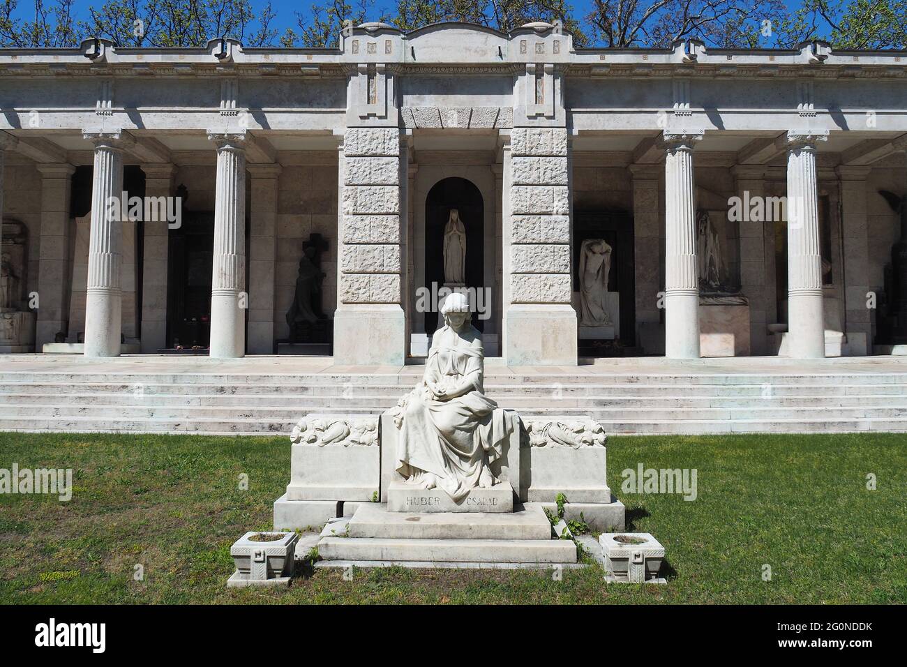 Arcades, Kerepesi Cemetery (Fiume Road National Graveyard), 8th District, Budapest, Hungary, Magyarország, Europe Stock Photo