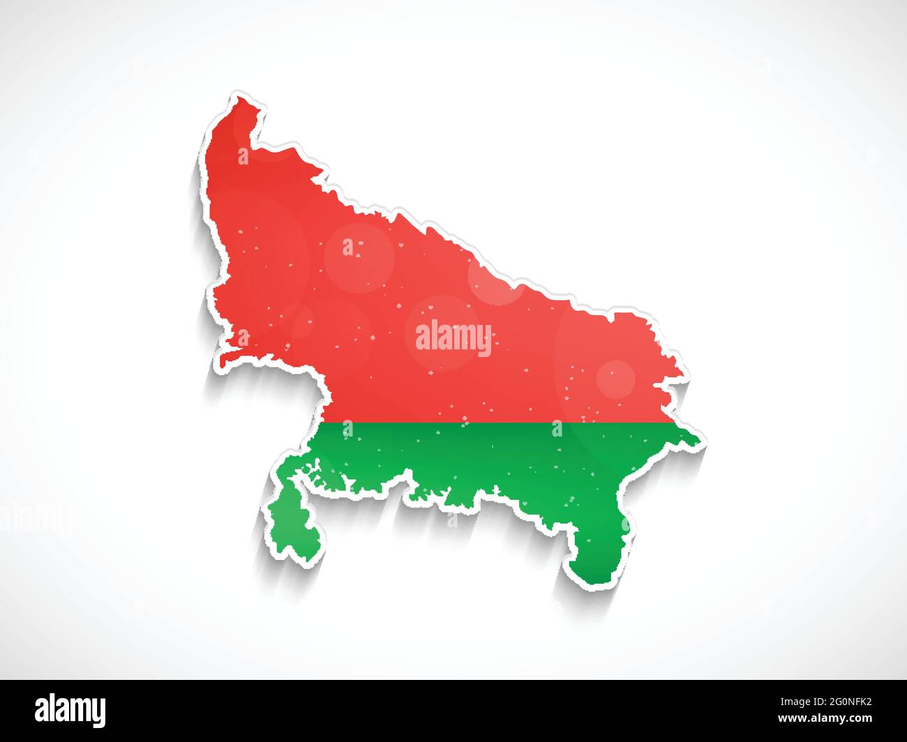 Uttar Pradesh Ka Map Uttar Pradesh Map Background Stock Vector Image & Art - Alamy