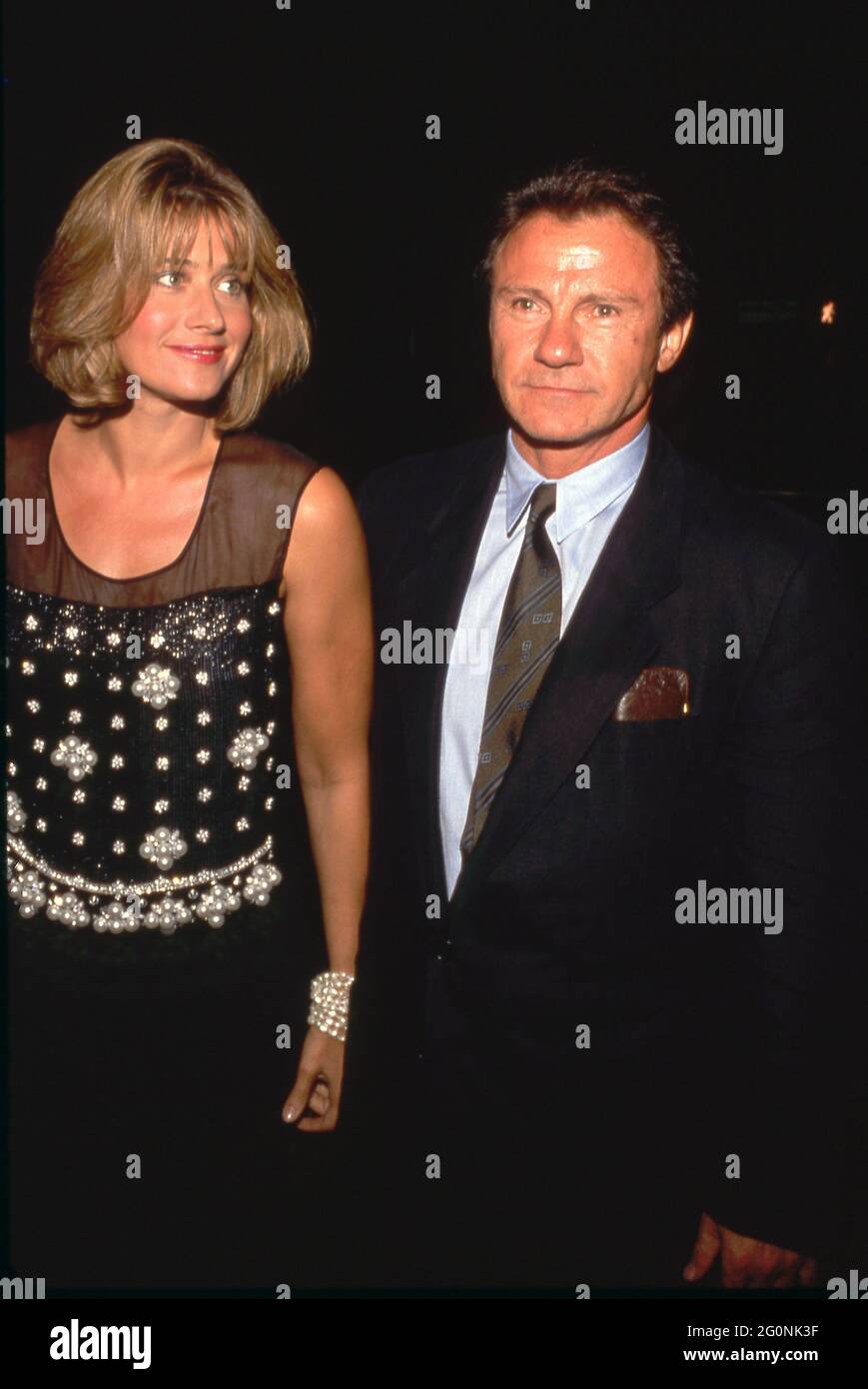 Lorraine Bracco and Harvey Keitel during "Goodfellas" Los Angeles