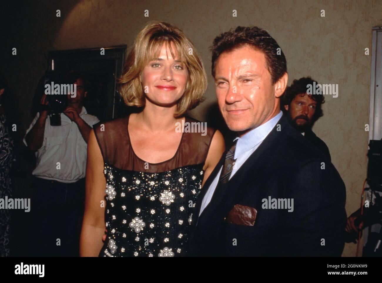 Lorraine Bracco and Harvey Keitel during "Goodfellas" Los Angeles