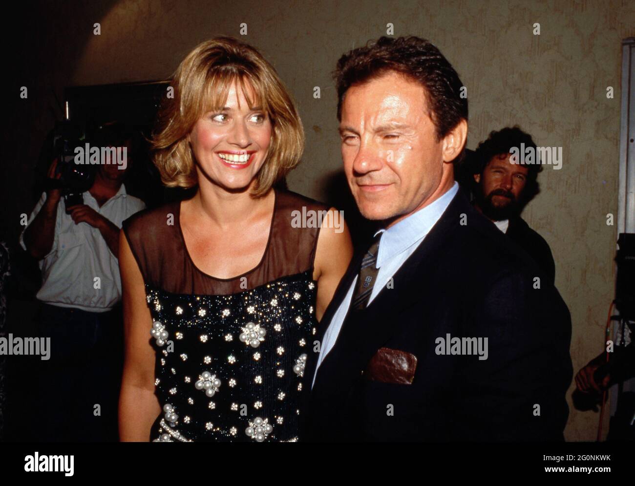 Lorraine Bracco and Harvey Keitel during "Goodfellas" Los Angeles