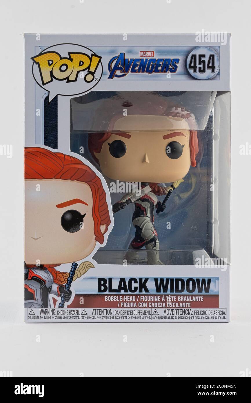 Black Widow Funko Pop figurine Stock 