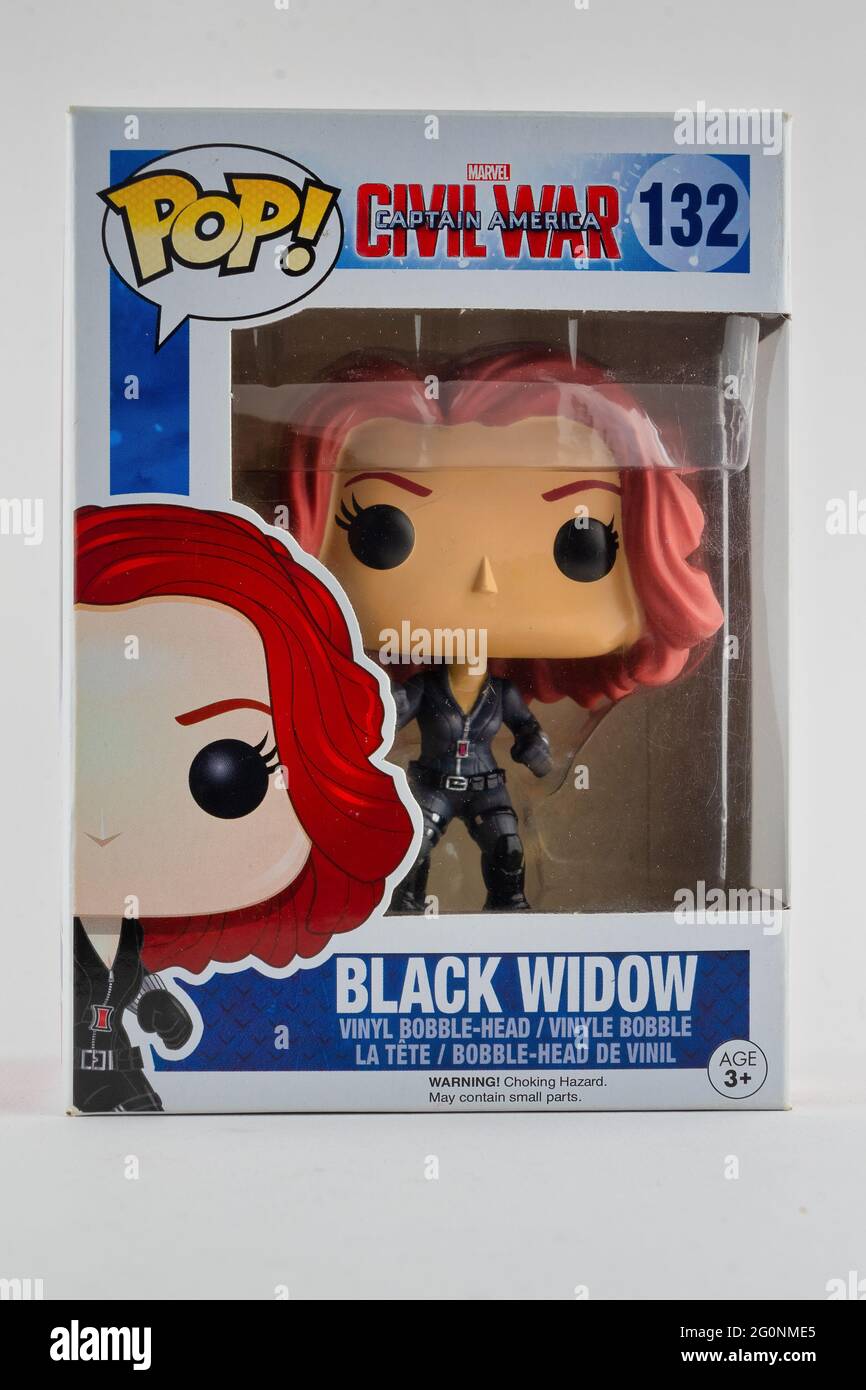 Black Widow Comic High Resolution Stock Photography and Images
