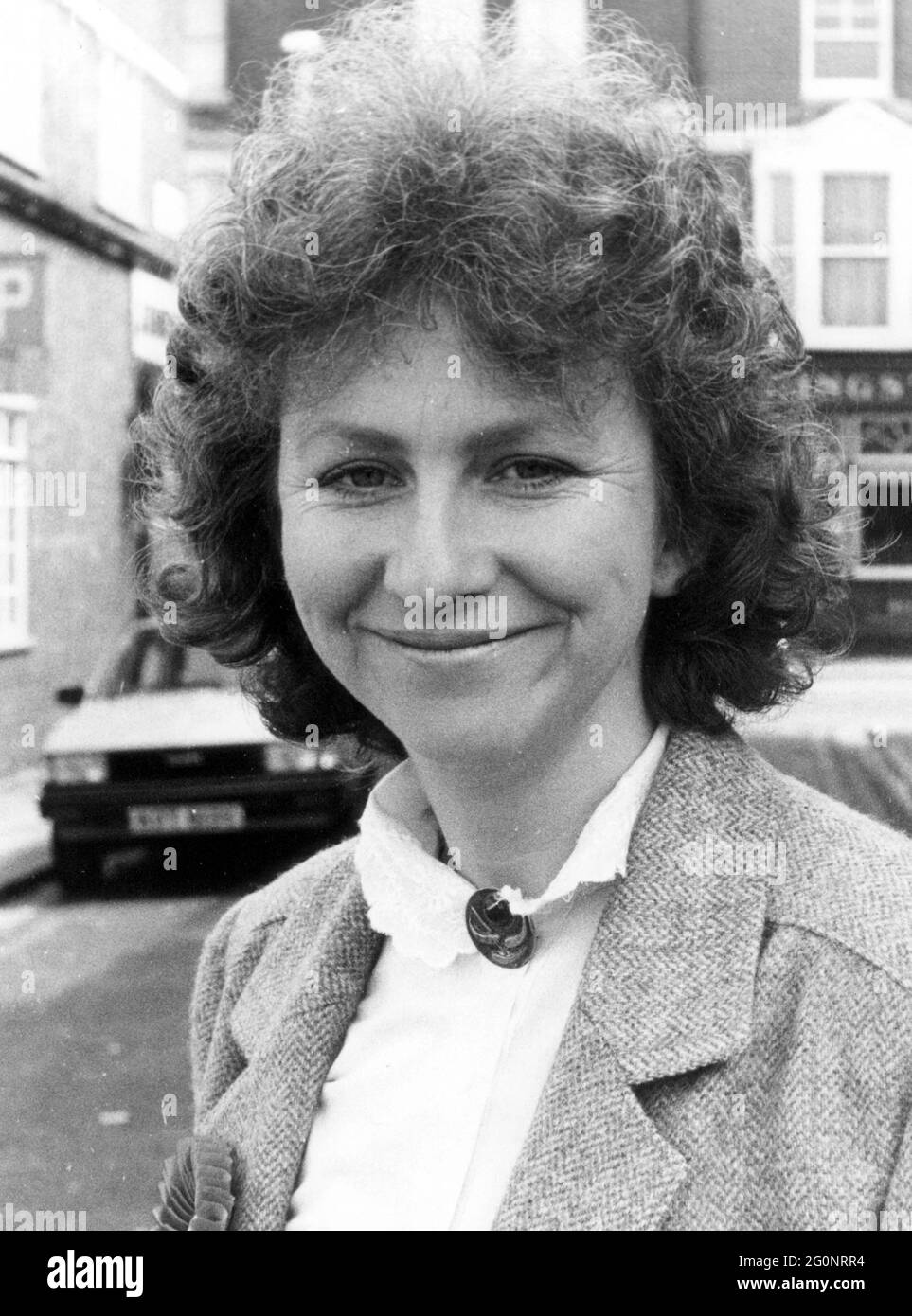 ELECTION 1983. PORTSMOUTH SOUTH LABOUR CANDIDATE SALLY THOMAS. PIC MIKE ...