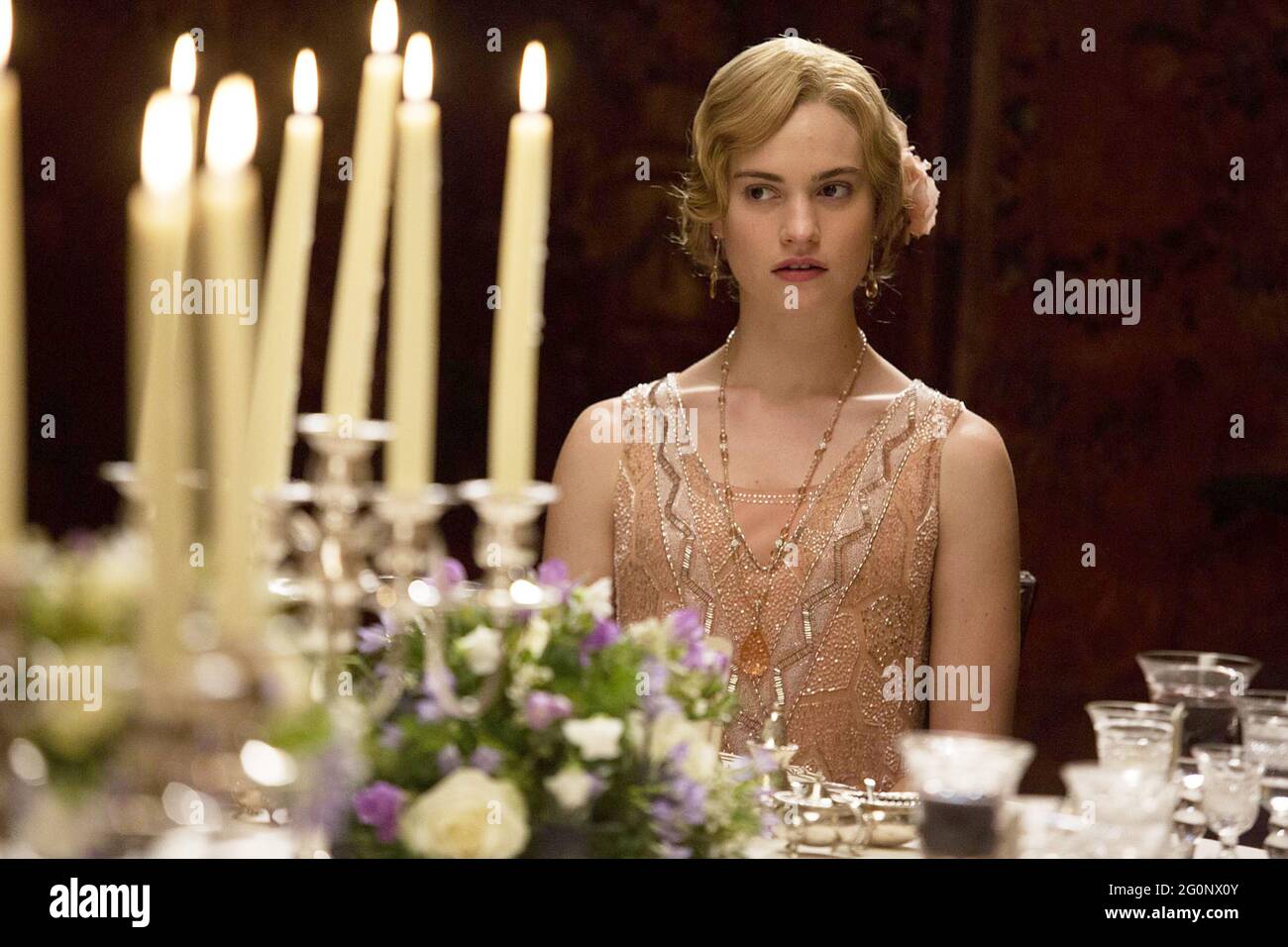 UK. Lily James in © ITVCarnival Films TV series Downton Abbey