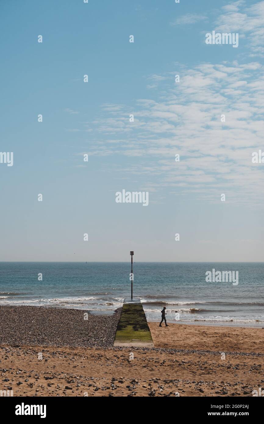 Seafront Promenade Ramsgate Ramsgate, Kent | UK - 2021.05.29: Beautiful view of Ramsgate East Cliff ...