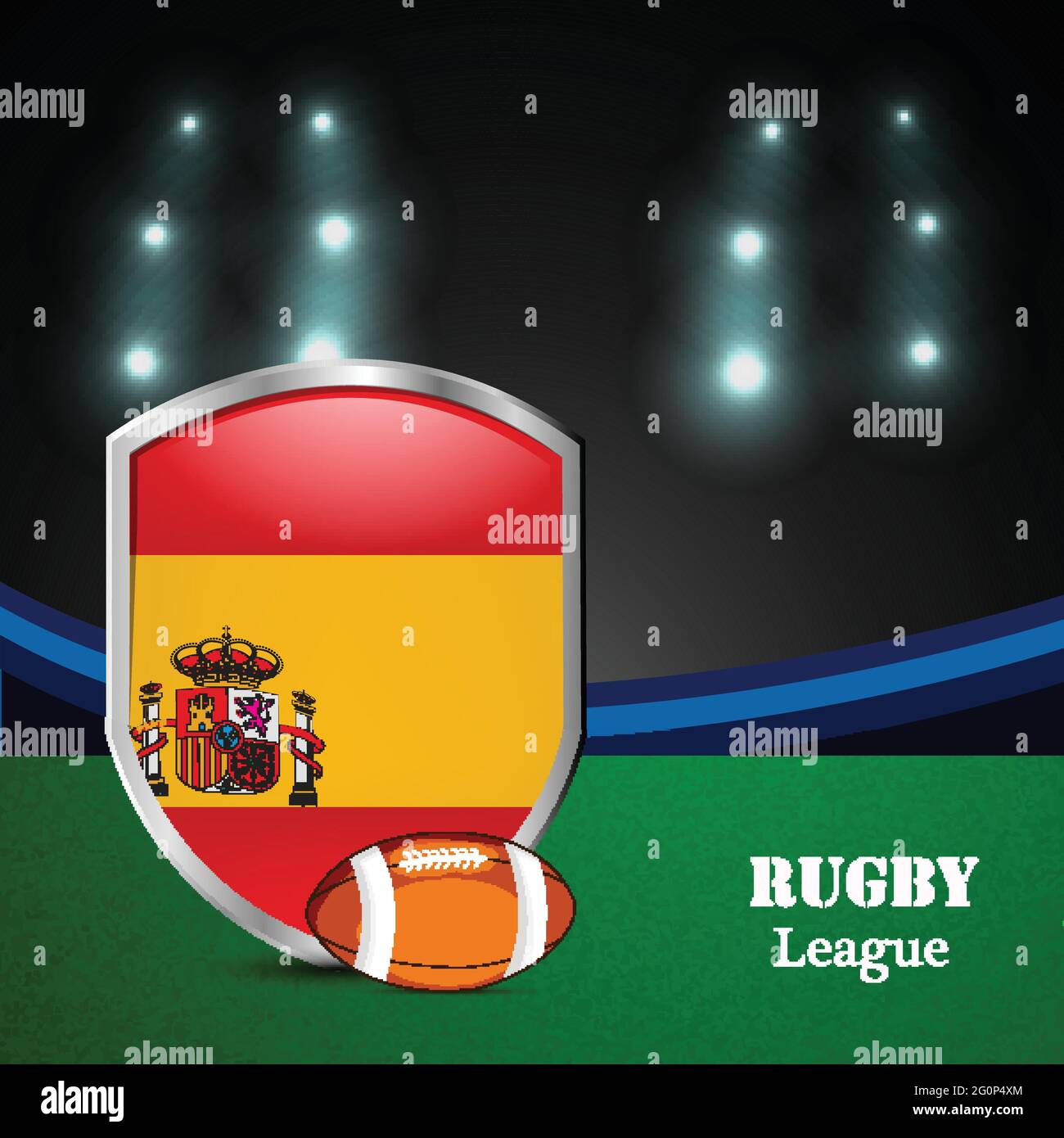 Pitch background rugby Stock Vector Images - Alamy