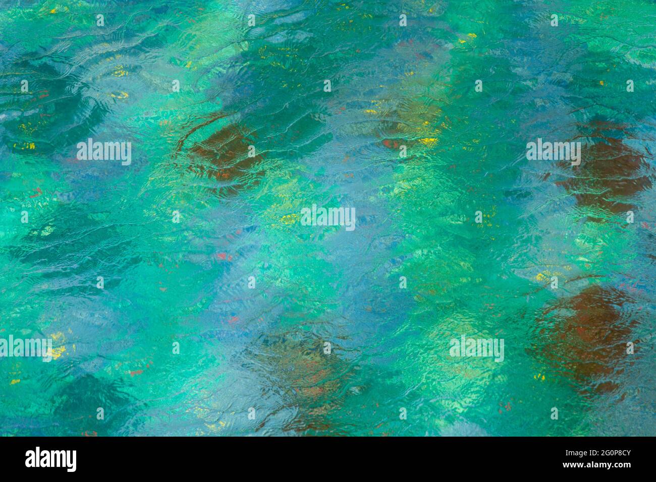Abstract background - water ripples similar to multicolored glass Stock ...
