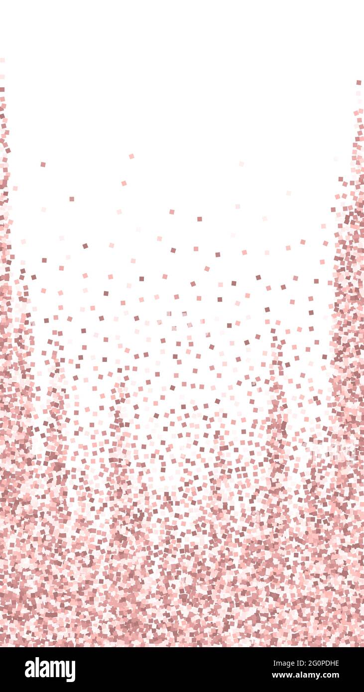 Rose Gold Glitter Confetti Vector Rose Gold Confetti Background Images