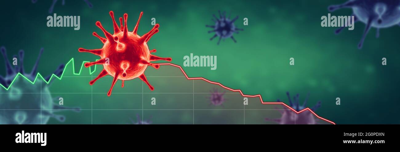 World economy and corona virus concept. The impact of coronavirus on ...
