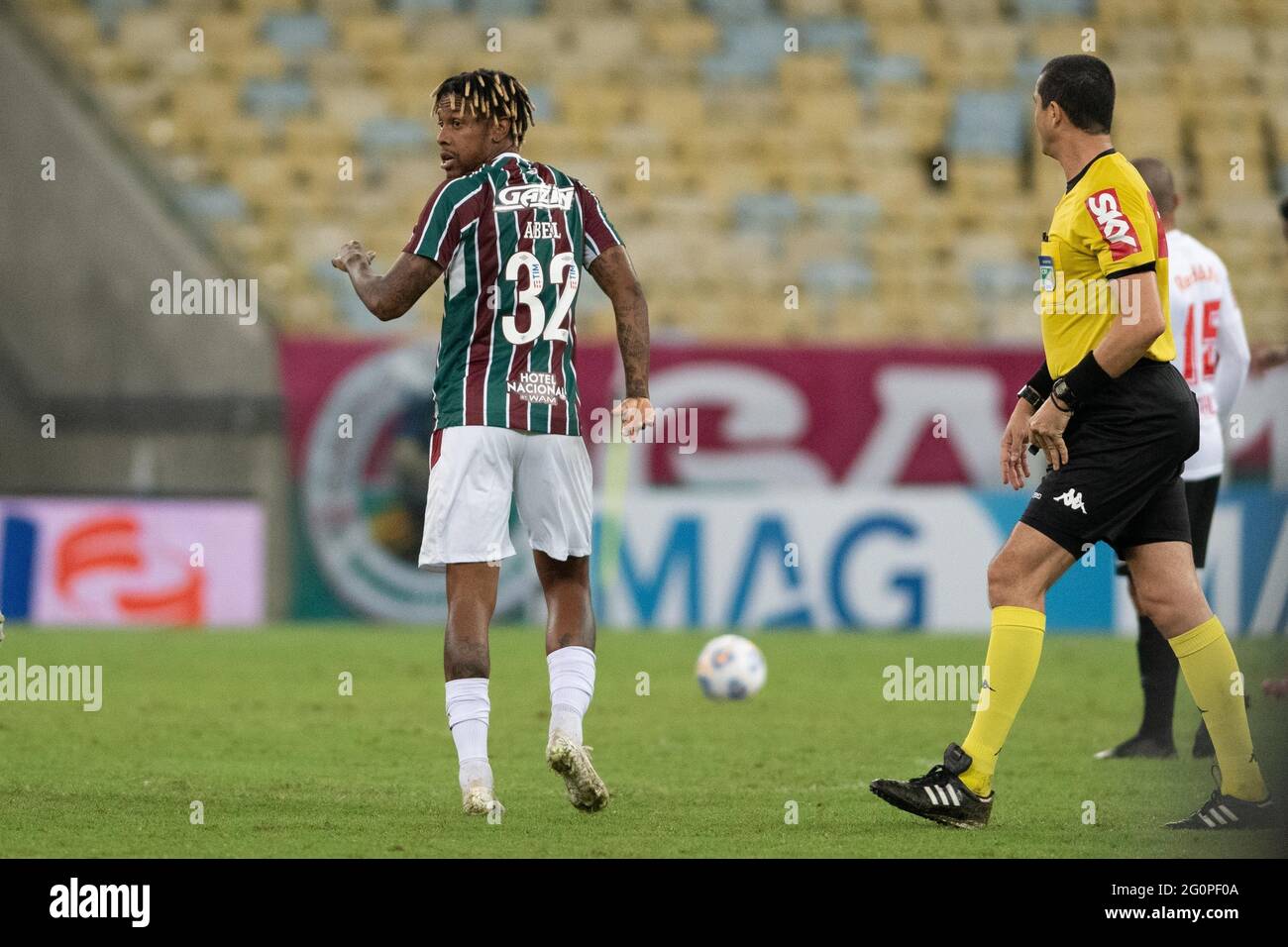 Rio De Janeiro, Brazil. 03rd July, 2021. Abel Hernandez during Fluminense x Bragantino held at Maracanã for the 3rd phase of the Copa do Brasil, in the first leg, this Wednesday night (2), in Rio de Janeiro, RJ. Credit: Celso Pupo/FotoArena/Alamy Live News Stock Photo
