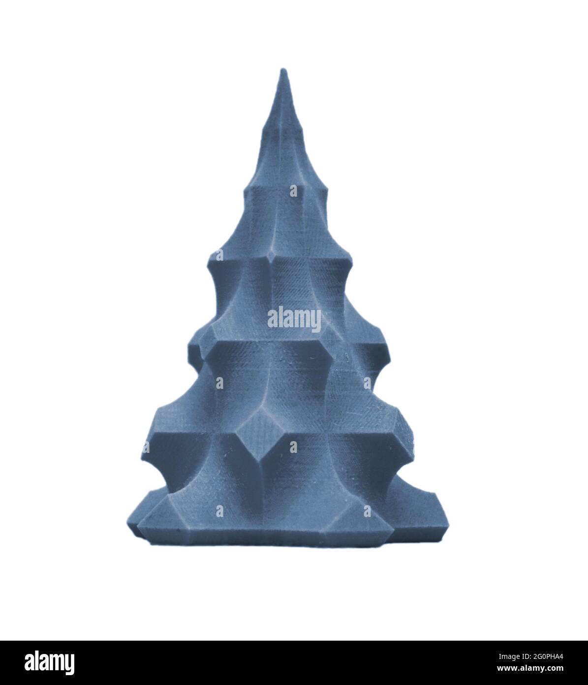 Object printed by 3d printer. Isolated on white background. Stock Photo