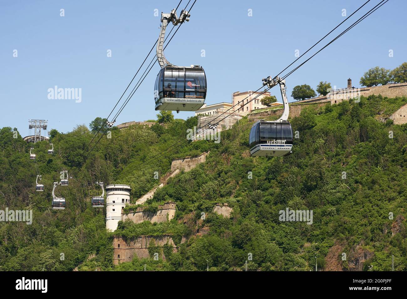 Koblenz cable car hi-res stock photography and images - Alamy