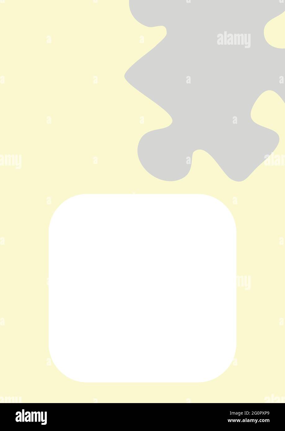 Vertical illustration format A4 - the design of the screen of the phone ...