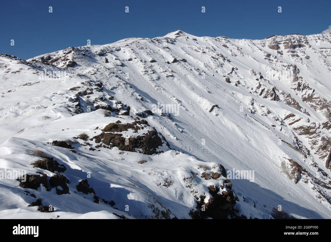 Etna Park Covered Of Snow In Sicily Mountain Ridge Of Schiena Dell etna-park-covered-of-snow-in-sicily-mountain-ridge-of-schiena-dell