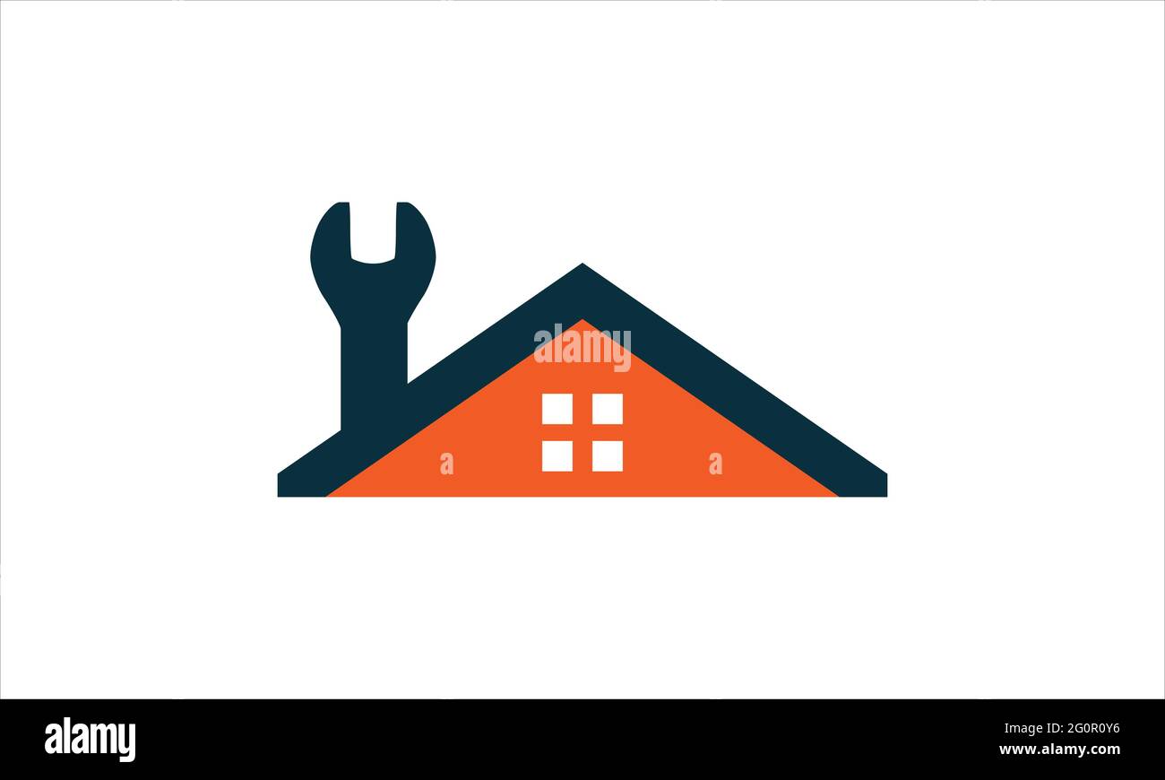 Home House Repair icon Logo design vector illustration Stock Vector ...