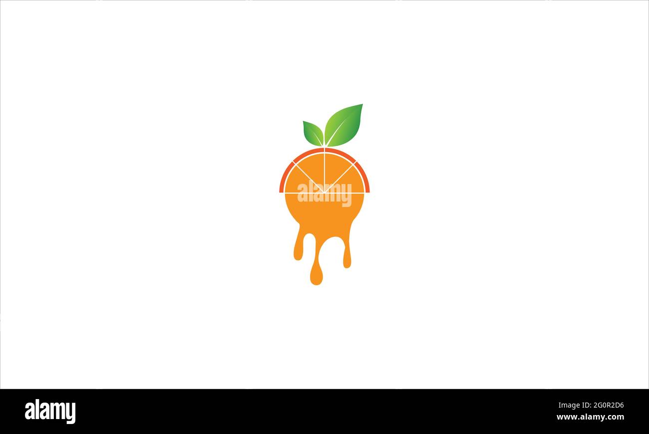 Fresh Lemon fruit  Juice icon Logo design vector illustration Stock Vector