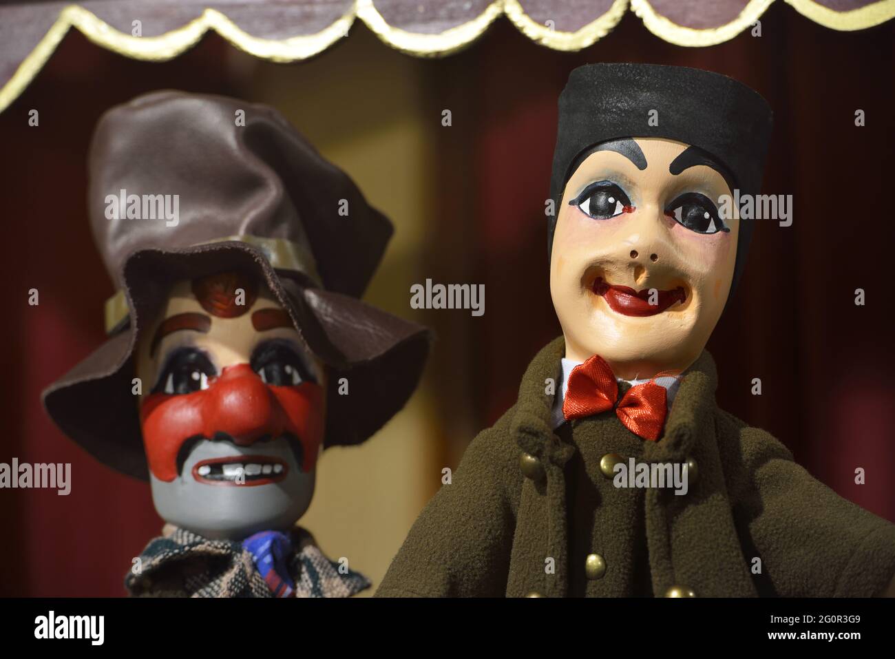 France Rhone 69 Lyon The Guignol Theater Guignol And Gnafron Puppets Stock Photo Alamy