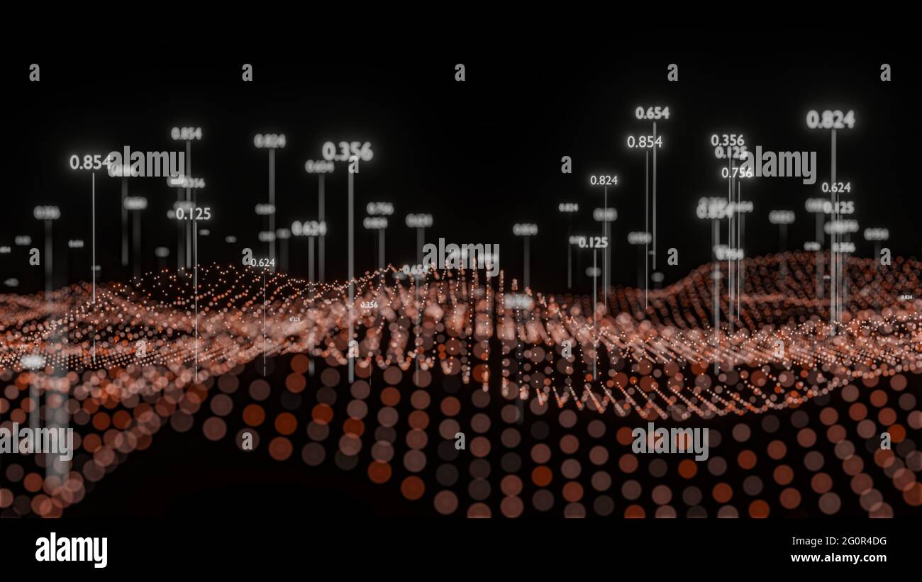 Big Data Visualization. Abstract structure Stock Photo - Alamy