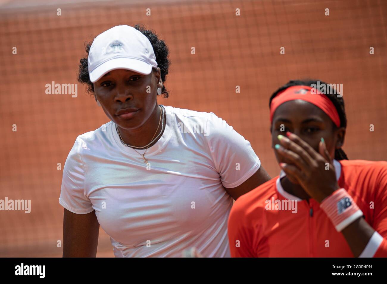 Coco gauff venus williams french open hires stock photography and(02)
