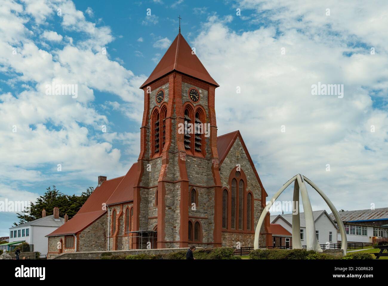 The Cathedral, Stanley, Falkland Islands Stock Photo