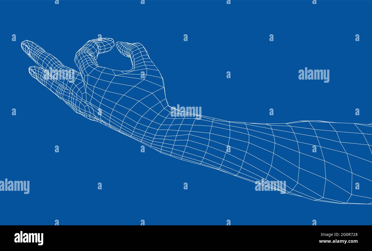 Hand OK sign. Vector Stock Vector Image & Art - Alamy