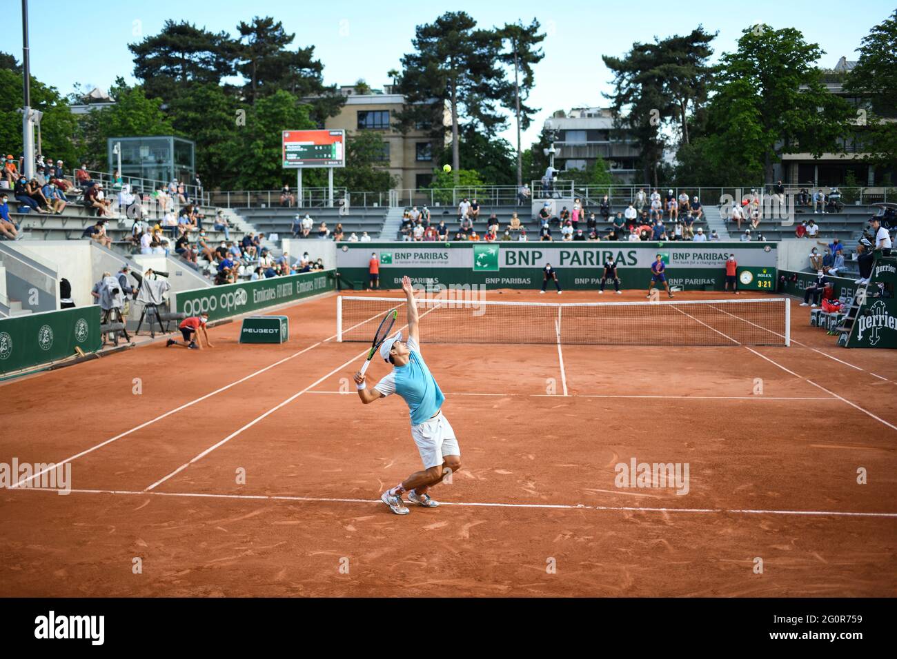 Mackenzie McDonald of United States during the second round at the  Roland-Garros 2021, Grand Slam