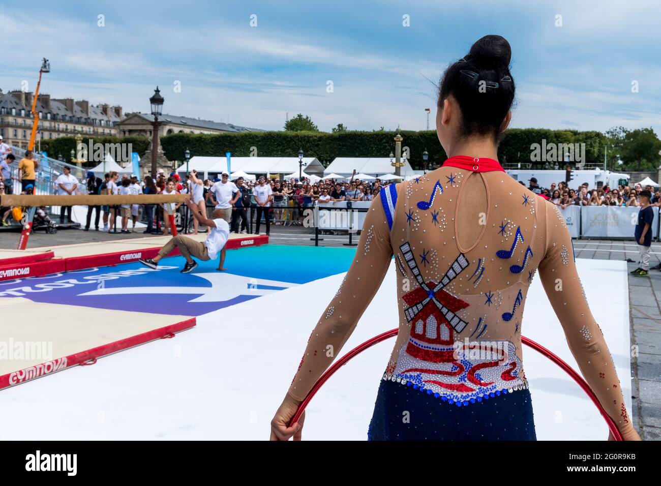 Olympic day gymnastics hi-res stock photography and images - Alamy