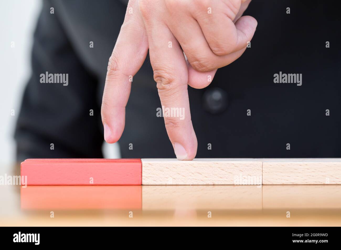 Risk assessment on working business concept Stock Photo