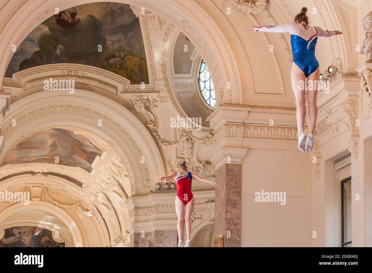 Trampoline olympic event