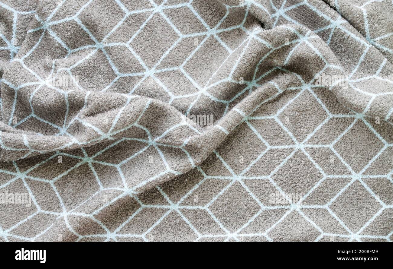 Soft towel fabric. Graphic resources Stock Photo